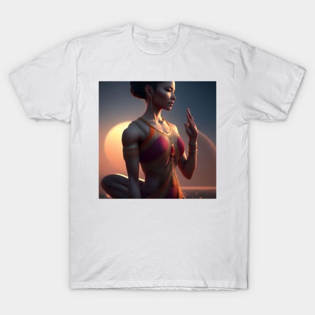 Yoga T-Shirt by YYMMDD-STORE